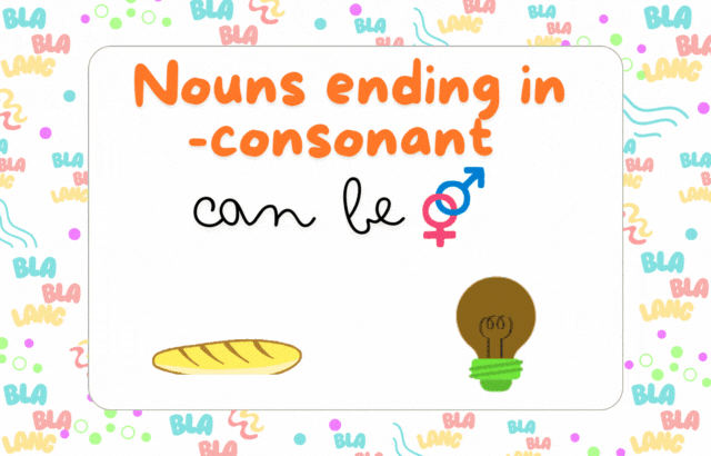 masculine and feminine nouns in Spanish